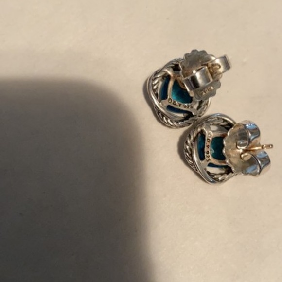 david yurman hamtone blue earrings - Picture 3 of 3